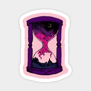 The Eldritch Hour Hourglass Logo Sticker